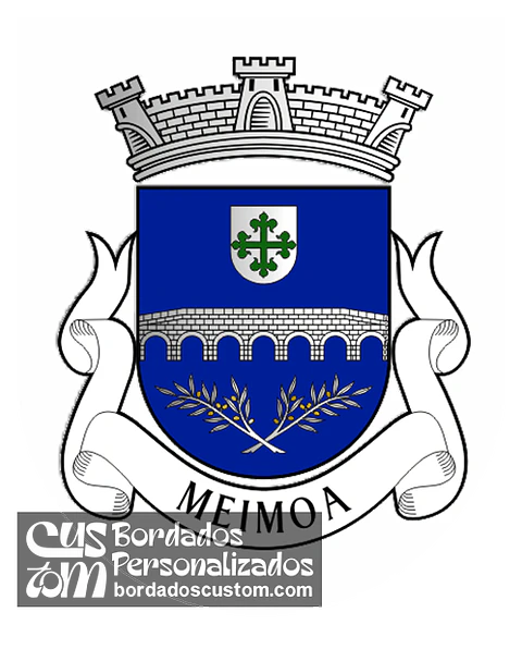 Emblema Bordado Freguesia de Meimoa (Penamacor, Castelo Branco)