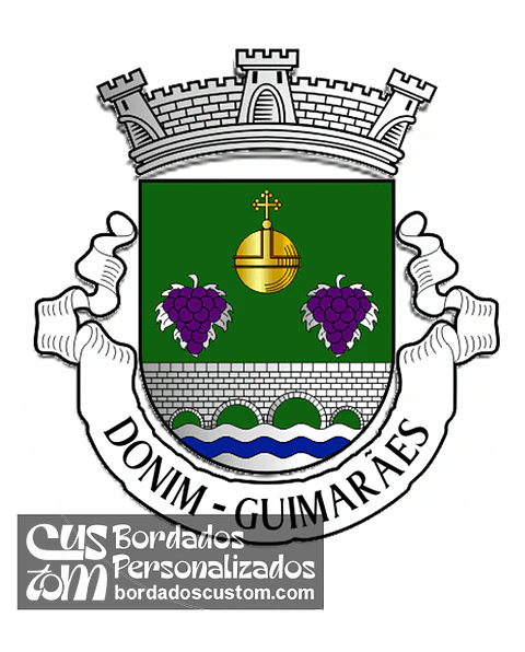 Emblema Bordado Antiga Freguesia de Donim (Guimarães, Braga)