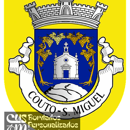 Emblema Bordado Antiga Freguesia de Couto (São Miguel) (Santo Tirso, Porto) 1
