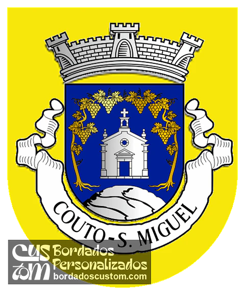 Emblema Bordado Antiga Freguesia de Couto (São Miguel) (Santo Tirso, Porto)