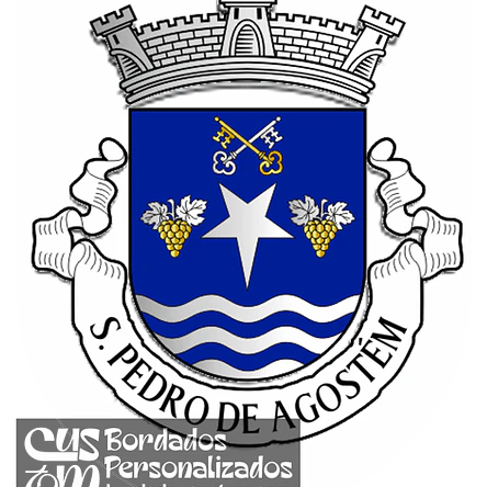 Emblema Bordado Freguesia de São Pedro de Agostém (Chaves, Vila Real) 1