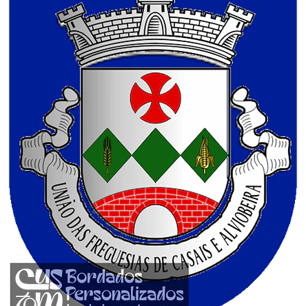 Emblema Bordado Freguesia de Casais e Alviobeira (Tomar, Santarém) 1