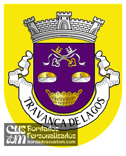 Emblema Bordado Freguesia de Travanca de Lagos (Oliveira do Hospital, Coimbra)