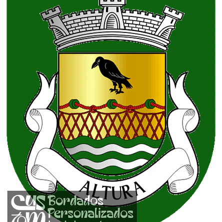 Emblema Bordado Freguesia de Altura (Castro Marim, Faro) 1
