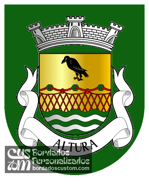 Emblema Bordado Freguesia de Altura (Castro Marim, Faro)