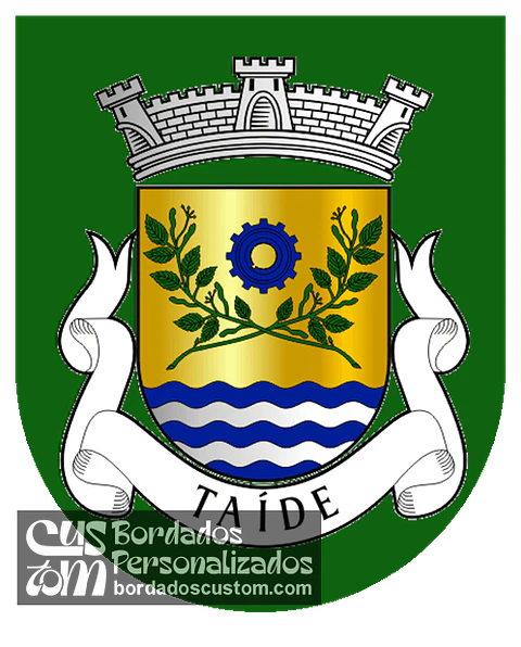 Emblema Bordado Freguesia de Taíde (Póvoa de Lanhoso, Braga)