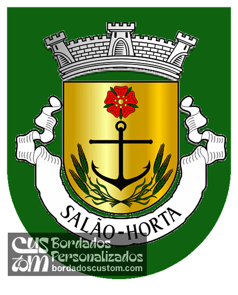 Emblema Bordado Freguesia de Salão (Horta, Açores)