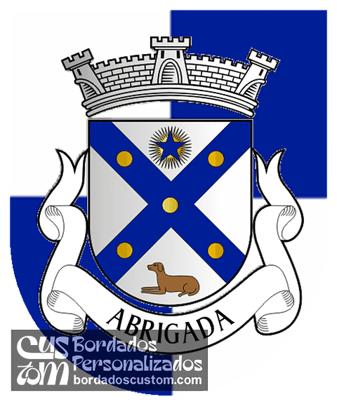 Emblema Bordado Antiga Freguesia de Abrigada (Alenquer, Lisboa)