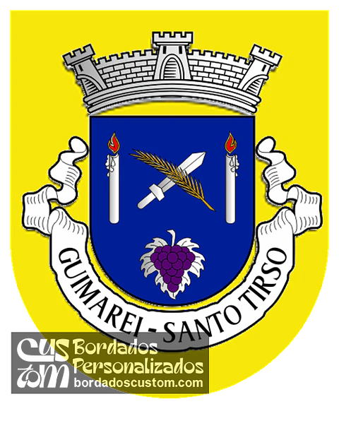 Emblema Bordado Antiga Freguesia de Guimarei (Santo Tirso, Porto)