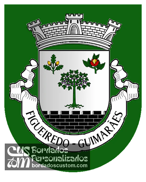 Emblema Bordado Antiga Freguesia de Figueiredo (Guimarães, Braga)