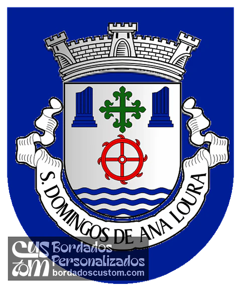 Emblema Bordado Freguesia de São Domingos de Ana Loura (Estremoz, Évora)