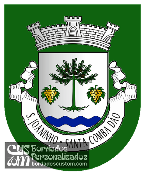 Emblema Bordado Freguesia de São Joaninho (Santa Comba Dão, Viseu)