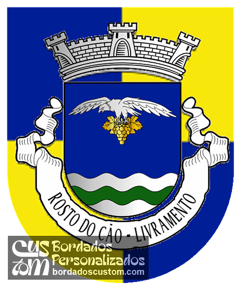 Emblema Bordado Freguesia de Rosto do Cão (Livramento) (Ponta Delgada, Açores)