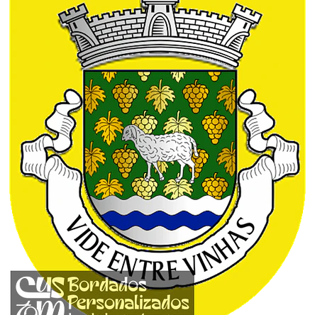 Emblema Bordado Antiga Freguesia de Vide Entre Vinhas (Celorico da Beira, Guarda) 1