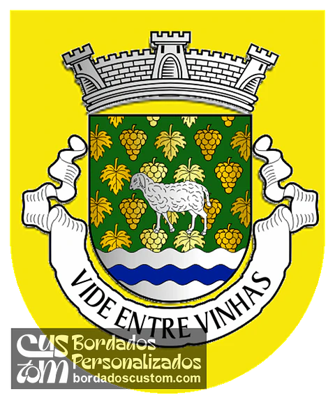 Emblema Bordado Antiga Freguesia de Vide Entre Vinhas (Celorico da Beira, Guarda)