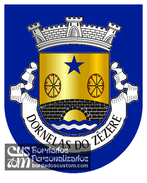 Emblema Bordado Freguesia de Dornelas do Zêzere (Pampilhosa da Serra, Coimbra)