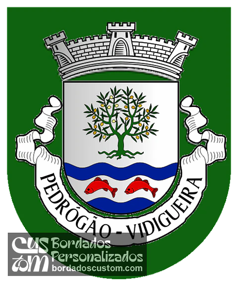 Emblema Bordado Freguesia de Pedrógão (Vidigueira, Beja)