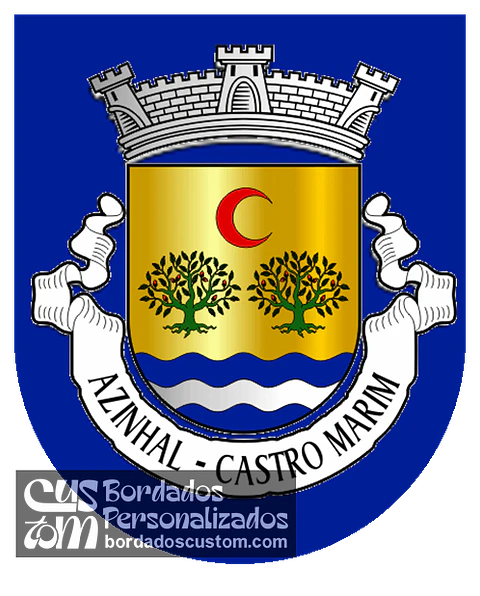 Emblema Bordado Freguesia de Azinhal (Castro Marim, Faro)