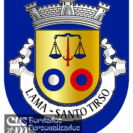 Emblema Bordado Antiga Freguesia de Lama (Santo Tirso, Porto) 1