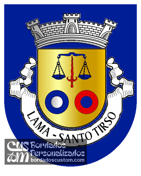 Emblema Bordado Antiga Freguesia de Lama (Santo Tirso, Porto)