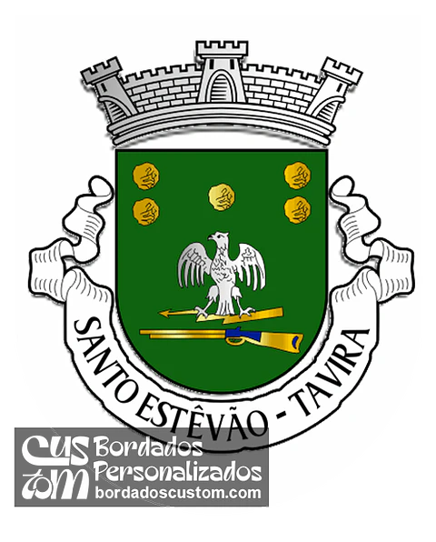 Emblema Bordado Antiga Freguesia de Santo Estêvão (Tavira, Faro)