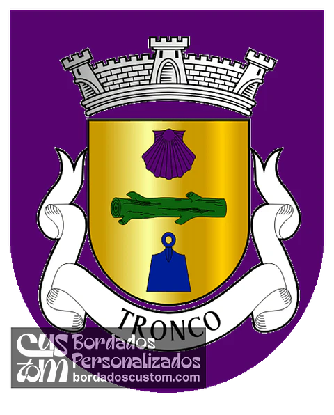 Emblema Bordado Freguesia de Tronco (Chaves, Vila Real)