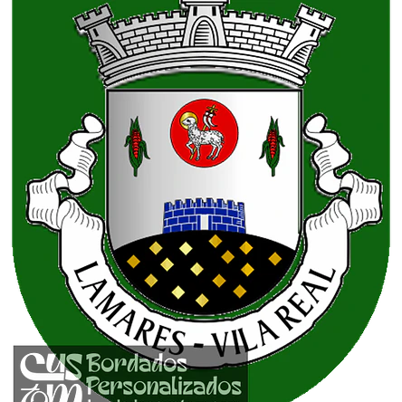 Emblema Bordado Antiga Freguesia de Lamares (Vila Real, Vila Real) 1