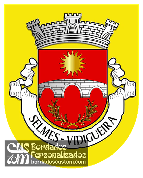Emblema Bordado Freguesia de Selmes (Vidigueira, Beja)