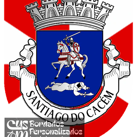 Emblema Bordado Município de Santiago do Cacém (Setúbal) 1