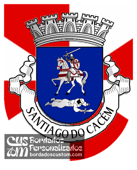 Emblema Bordado Município de Santiago do Cacém (Setúbal)