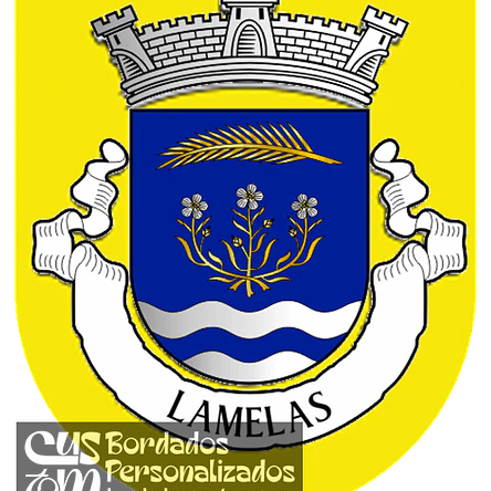 Emblema Bordado Antiga Freguesia de Lamelas (Santo Tirso, Porto) 1