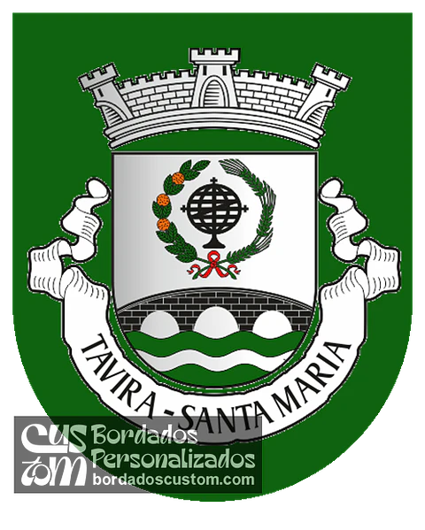 Emblema Bordado Antiga Freguesia de Tavira (Santa Maria) (Tavira, Faro)