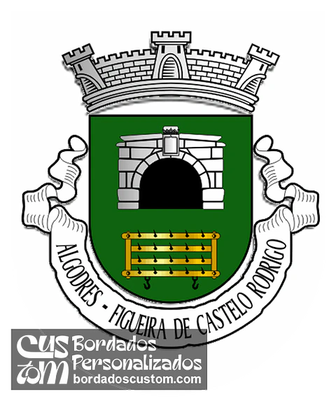 Emblema Bordado Antiga Freguesia de Algodres (Figueira de Castelo Rodrigo, Guarda)