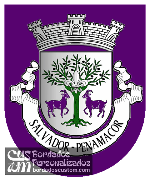Emblema Bordado Freguesia de Salvador (Penamacor, Castelo Branco)