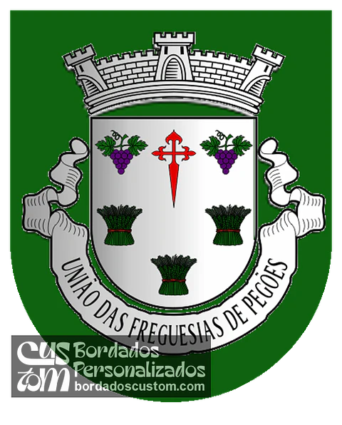 Emblema Bordado Freguesia de Pegões (Montijo, Setúbal)