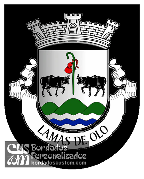 Emblema Bordado Antiga Freguesia de Lamas de Olo (Vila Real, Vila Real)