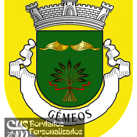 Emblema Bordado Antiga Freguesia de Gémeos (Guimarães, Braga) 1