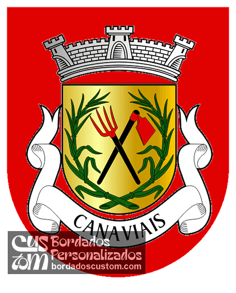 Emblema Bordado Freguesia de Canaviais (Évora, Évora)