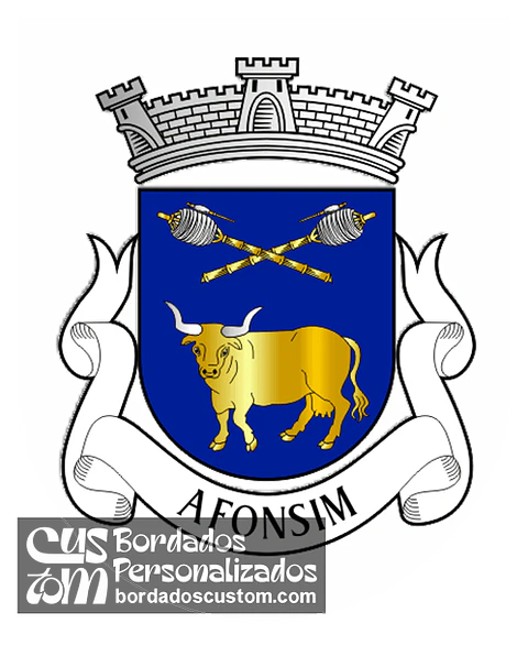 Emblema Bordado Antiga Freguesia de Afonsim (Vila Pouca de Aguiar, Vila Real)