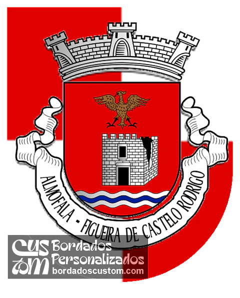 Emblema Bordado Antiga Freguesia de Almofala (Figueira de Castelo Rodrigo, Guarda)