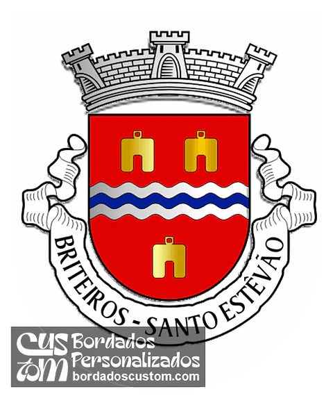 Emblema Bordado Antiga Freguesia de Briteiros (Santo Estêvão) (Guimarães, Braga)