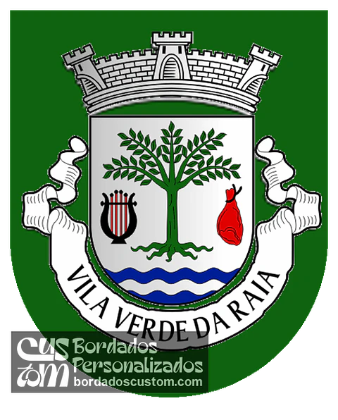 Emblema Bordado Freguesia de Vila Verde da Raia (Chaves, Vila Real)