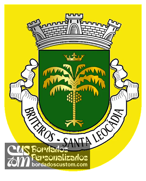 Emblema Bordado Antiga Freguesia de Briteiros (Santa Leocádia) (Guimarães, Braga)