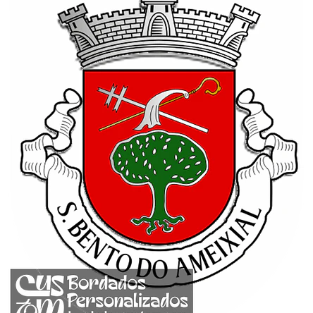Emblema Bordado Antiga Freguesia de São Bento do Ameixial (Estremoz, Évora) 1