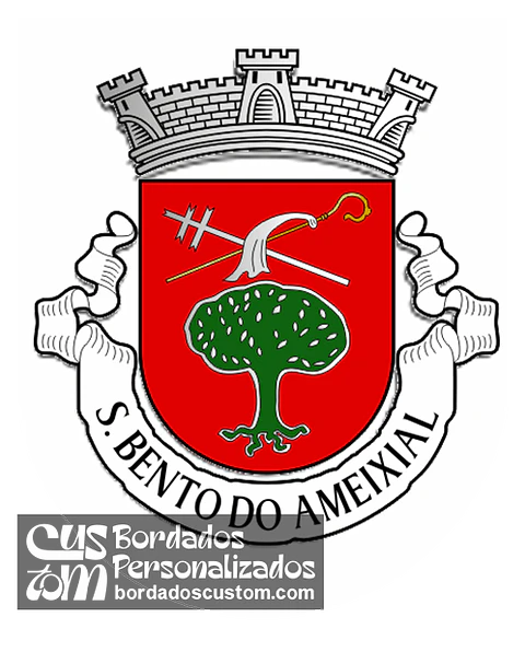 Emblema Bordado Antiga Freguesia de São Bento do Ameixial (Estremoz, Évora)