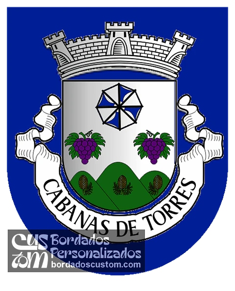 Emblema Bordado Antiga Freguesia de Cabanas de Torres (Alenquer, Lisboa)