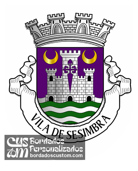Emblema Bordado Município de Sesimbra (Setúbal)