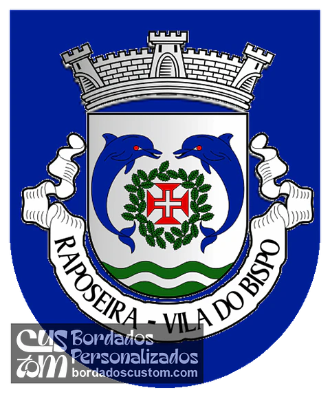 Emblema Bordado Antiga Freguesia de Raposeira (Vila do Bispo, Faro)