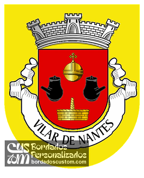 Emblema Bordado Freguesia de Vilar de Nantes (Chaves, Vila Real)