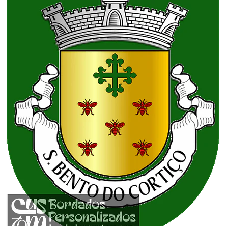 Emblema Bordado Antiga Freguesia de São Bento do Cortiço (Estremoz, Évora) 1